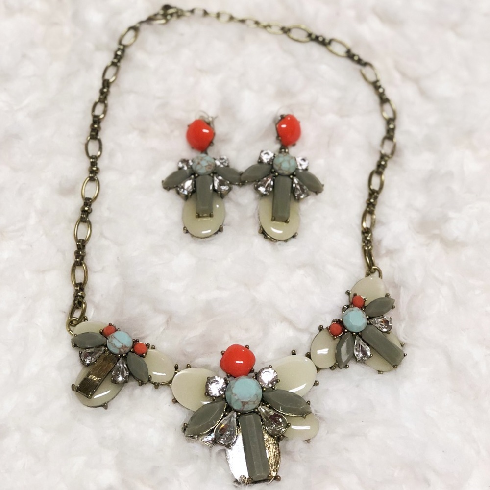 Baublebar set earrings necklace 🌸